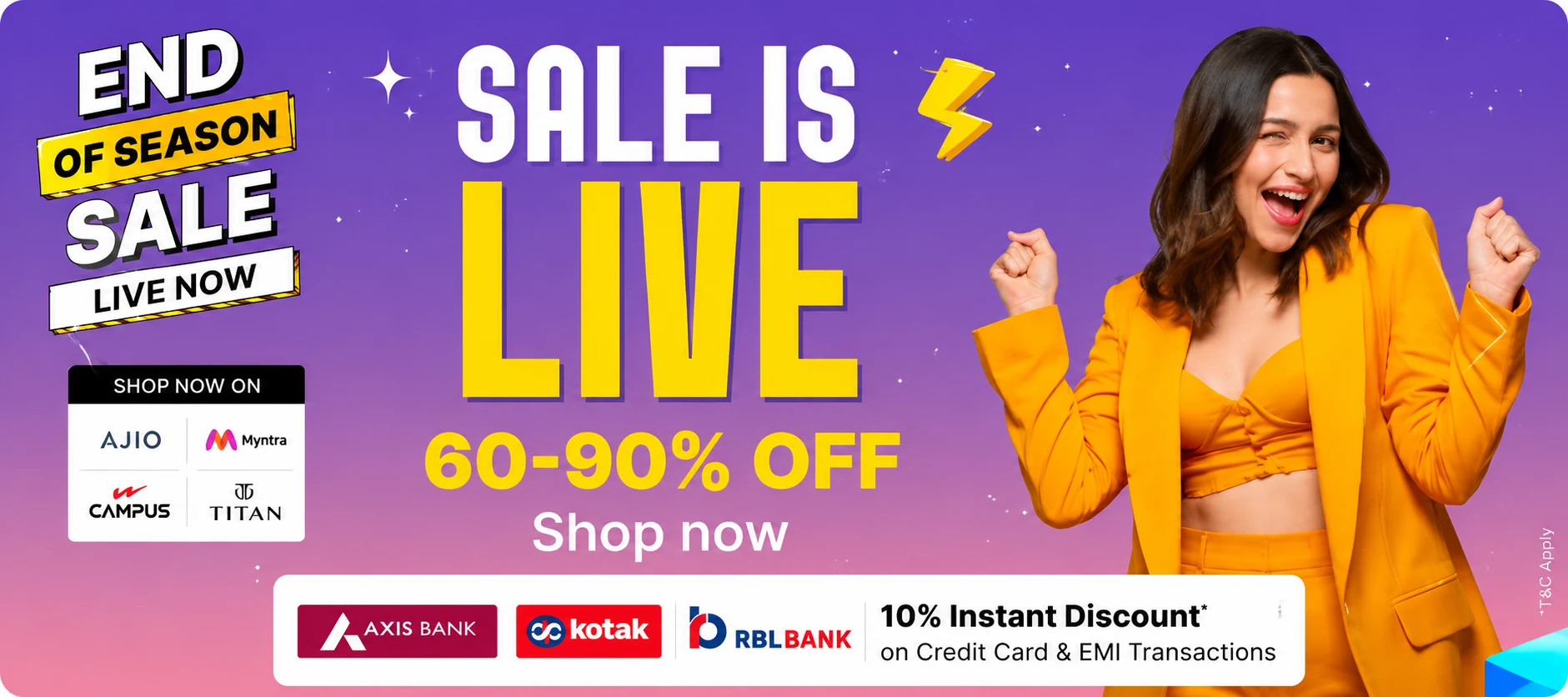 Sale banner